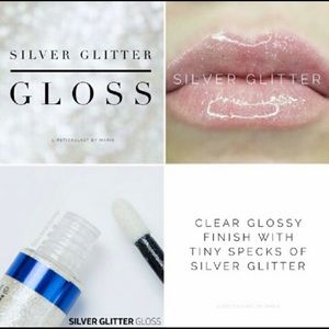Silver Glitter Gloss